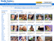 Tablet Screenshot of nudecams365.com